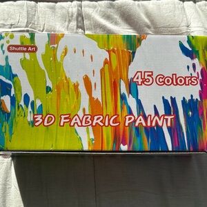 45-Color Fabric Paint Set